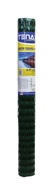 4'x50' Poly Snow Fence Green