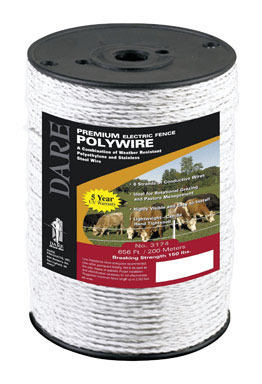 WIRE ELEC FENCE 660' POLY