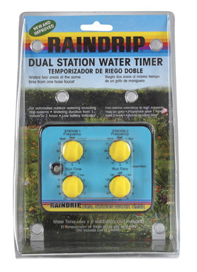 WATER TIMER DUAL STATION