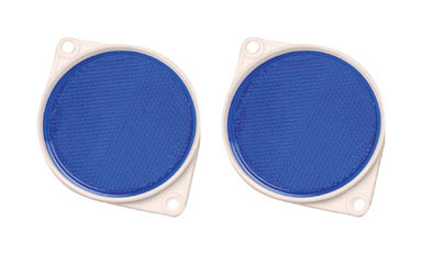 REFLECTOR RND BLU 2PK