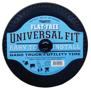 Marathon Universal Fit 4 in. D X 10.3 in. D 300 lb. cap. Offset Hand Truck Tire Polyurethane 1 pk