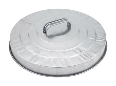 GARBAGE CAN LID SLVR 10G