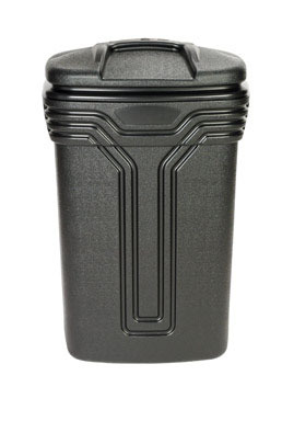 TRASH CAN 45GL WHLD BLK