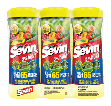 SEVIN 5% DUST 1LB 3PK