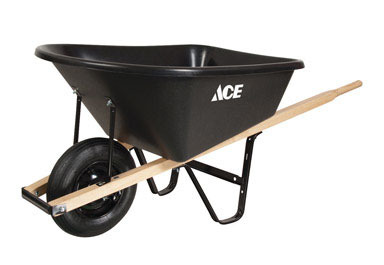 WHEELBARROW 6 CF POLY