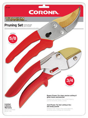 TITANIUM PRUNER SET 2PC