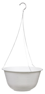 PLANTER HANGING 11" WHT