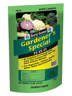 FERTILIZR GARDNER'S SPECIAL 15LB