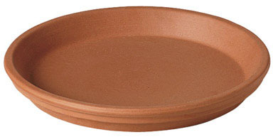 SAUCER 4" RED CLAY