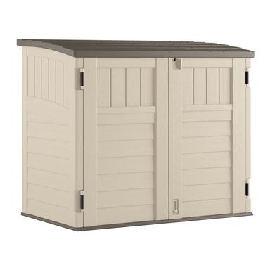 4'x3' Resin Storage Shed Vanilla