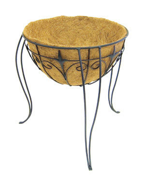 FINIAL BASKET PLANTSTAND