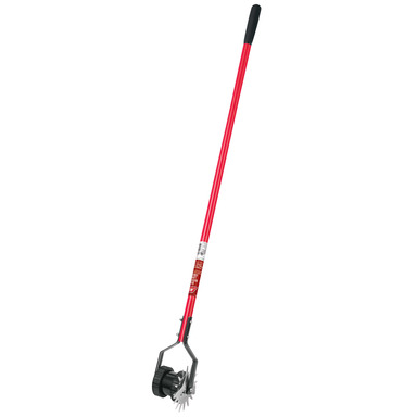 Ace Steel Dual-Wheeled Rotary Edger 48 in. Wood Handle