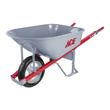 ACE 6CU FT Steel Wheelbarrow