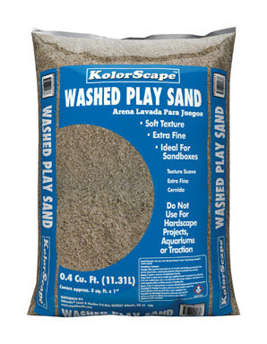 WASHED PLAY SAND 0.4 CF