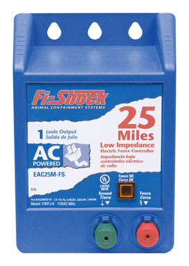 FENCE ENERGIZER 25MI ACS