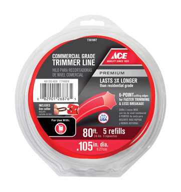 ACE.105x80' Comm Trimmer Line