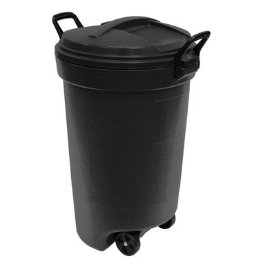 TRASH CAN 32GAL WHEELS