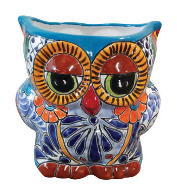 NS OWL PLANTER 8"