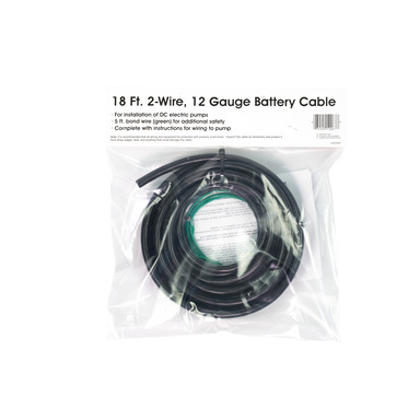 Power Cable 2wire 18'