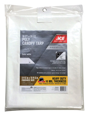 CNPY TARP HD 10'X20' WHT