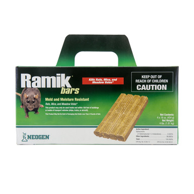 BAIT RAT RAMIK 1LB BAR 4CT