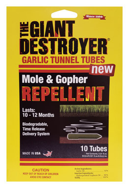 10PK Mole & Gopher Repellent