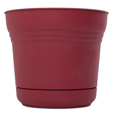 Flowerpot Saturn Burnt Red 12"