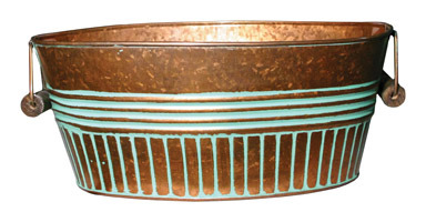 PLANTER COPPER 14"