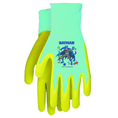 MidWest Quality Gloves Warner Bros Child's Outdoor Gardening Gloves Black/Yellow Youth 1 pair