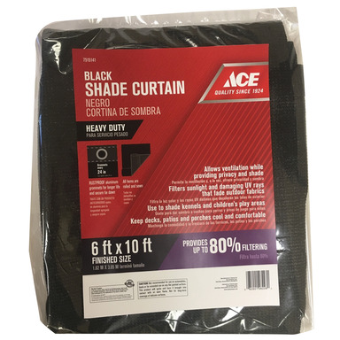 SHADE CURTAIN 6X10 BLK