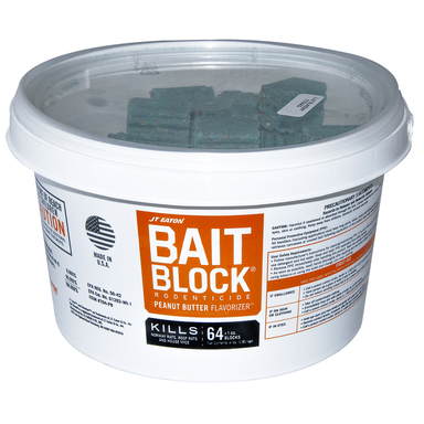 BAIT BLCK RODNT PB 64PK