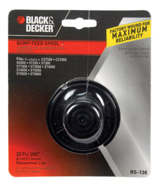Black+Decker Replacement Line Trimmer Spool 1 pk