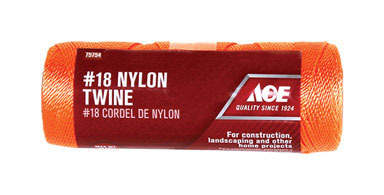 #18 525' Orange Nylon Twine