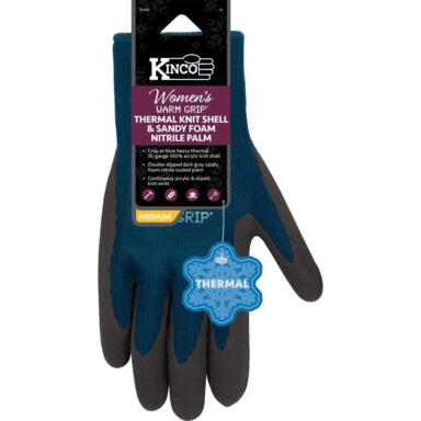 WOMN BLK THERM GLOV S