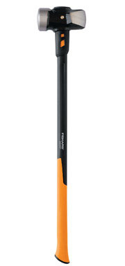 Fiskars IsoCore 10 lb Steel Sledge Hammer 36 in. Fiberglass Handle