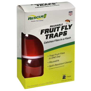 RESCUE FRUIT FLY TRAP 2PK