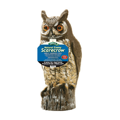 Scarecrow Great Horned Owl 16"