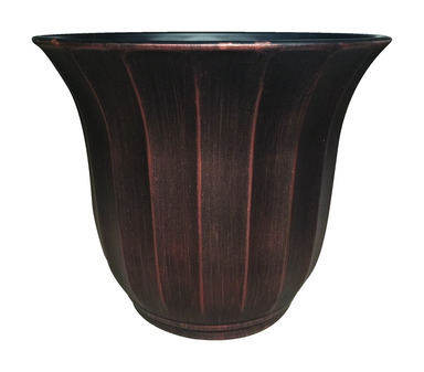 PLANTER BELL RUST 13"