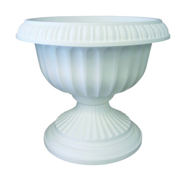 URN GRECIAN WHT 20"