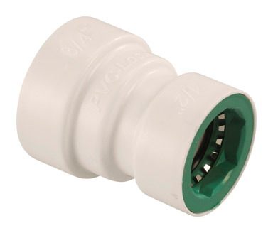 3/4" x 1/2" PVC-LOCK COUPLING