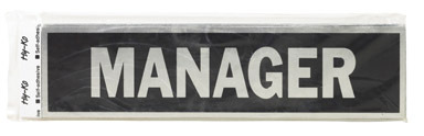 SIGN MANAGER 2X8" ALUM