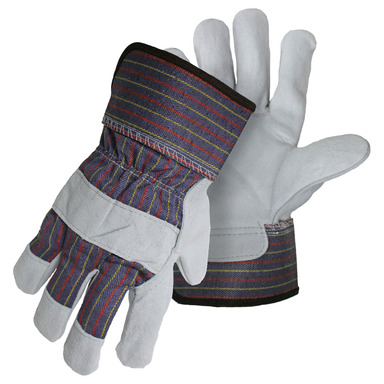 Boss Men's Indoor/Outdoor Palm Work Gloves Assorted L 1 pair