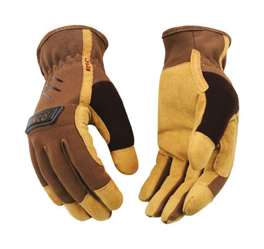 DRVR GLOVES BRN L