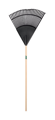 24" POLY LAWN LEAF RAKE 48" HDNL