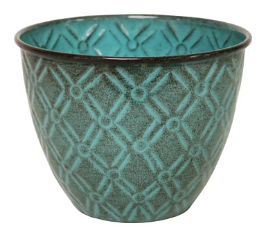 5" SEAFOAM DIAMOND PLANTER