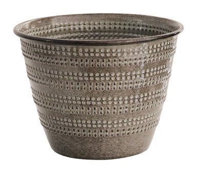 6" GREIGE COBBLESTONE PLANTER