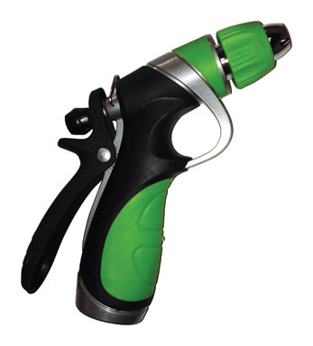 GREEN ADJUSTABLE HOSE NOZZLE b