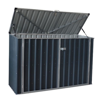 SHED LPRFL MTL 6X3' GRY