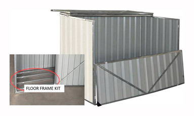 STORGE SHED W/FLOOR 4X3'