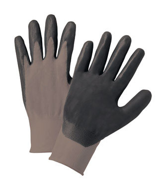 NITRILE COATED GLOVES M